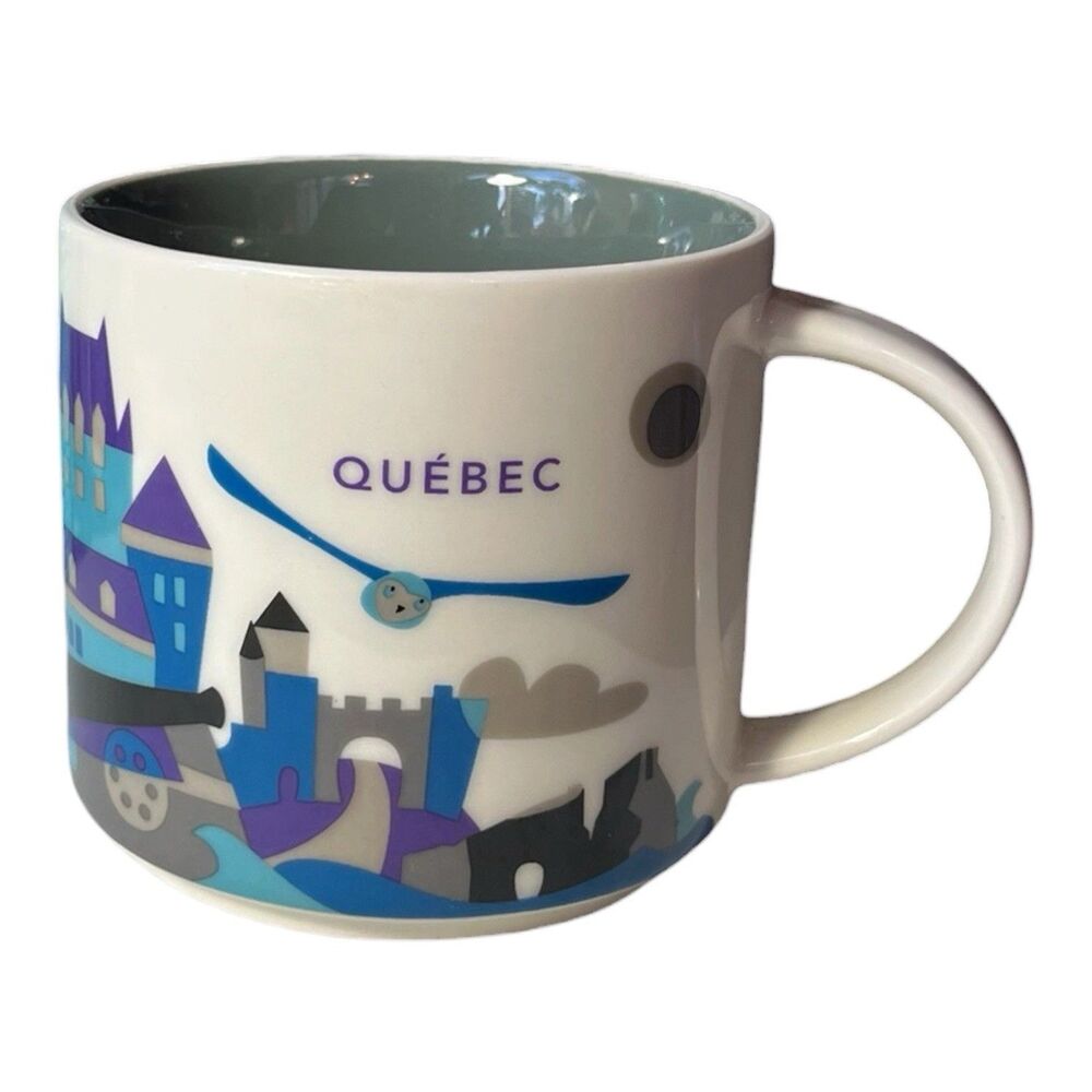 Starbucks You Are Here Quebec 2014 Coffee Mug 14 oz